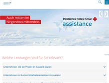 Tablet Screenshot of drkassistance.de